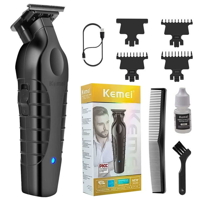 Kemei Trimmer Terminadora de Pelo Inalámbrica Profesional Recortes 2299