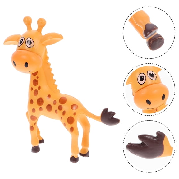 OUNONA 3 Pcs Giraffe Decorative Ornaments Aquarium Statue