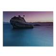 thumbnail image 1 of Nature Cutting Board, Bonsai Rock in Lake Tahoe Tropical Surreal Scenery Exotic Vivid Colors Art, Decorative Tempered Glass Cutting and Serving Board, Small Size, Purple Grey Blue, by Ambesonne, 1 of 1
