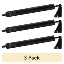 (3 pack) Wright Products Standard Duty Steel Pneumatic Screen Door Closer, Black Finish