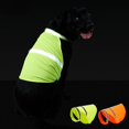 thumbnail image 2 of Ropa fluorescente para perros grandes, ropa de seguridad reflectante nocturna, chaleco transpirable de verano para mascotas, 2 of 5