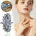 thumbnail image 1 of EGNMCR Ring Ladies Bagues Mode Diamant Mode Bijoux Diamant Bague Dames, 1 of 9
