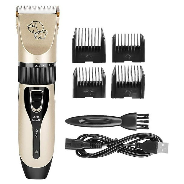 Cordless Dog Clipper Kits Dog Grooming Clippers Pet Hair Trimmer With 4 Combs Walmart