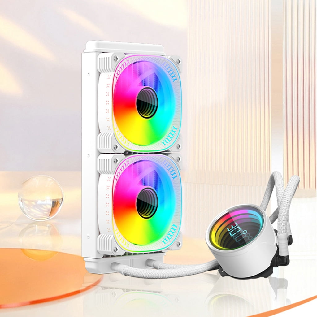 Liquid CPU Coolers with ARGB and High Performances Computer Liquid Water Cooling Radiators for Gamers