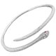 thumbnail image 5 of Pulsera de serpiente con apertura para mujer, elegante joya de muñeca, 5 of 7