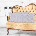 thumbnail image 4 of Funda de almohada decorativa con cremallera oculta para cama, sala de estar, regalo Gris claro 30x50cm, 4 of 9