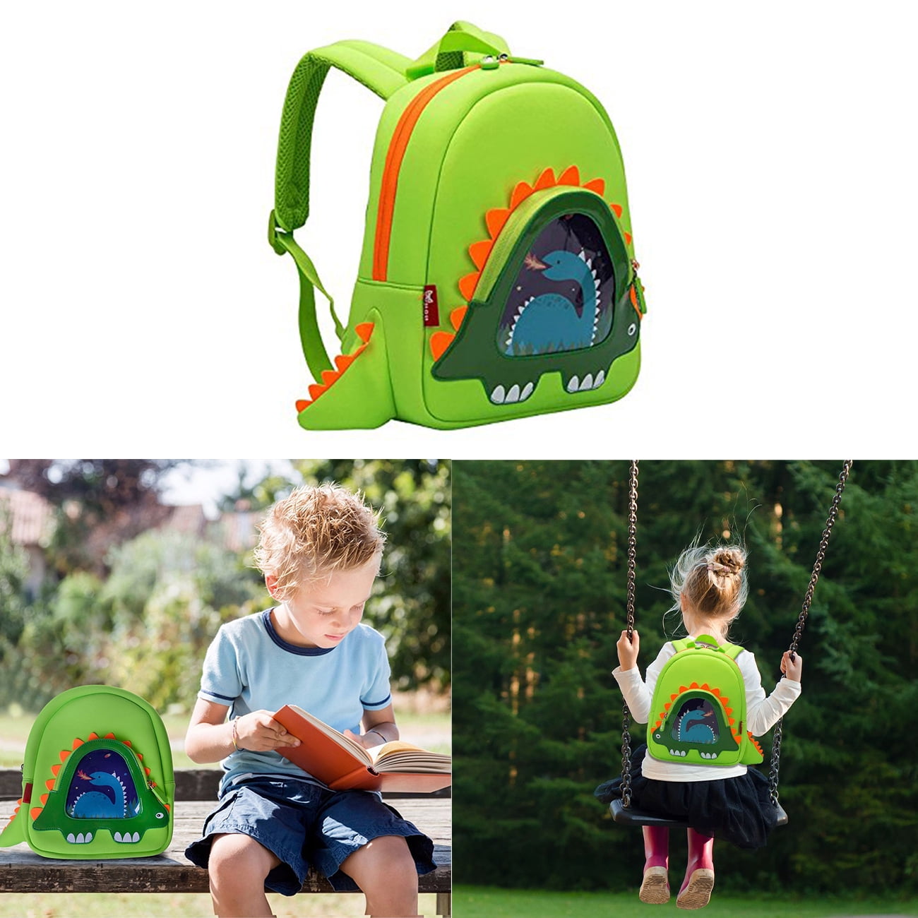 Juslike Juslike Dinosaur Backpack, Little Kids Backpack Toddler