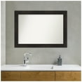 thumbnail image 6 of Amanti Art Custom Framed Wall and Bathroom Mirror (30.75 x 43.75 in.), Furniture Espresso Frame, 6 of 7