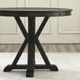thumbnail image 3 of Steve Silver Rylie Counter Table & 4 Swivel Counter Chairs Black Finish/Sand, 3 of 5