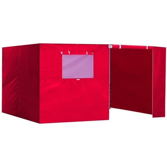 Eurmax USA 10x15 Zippered Walls for Canopy Tent,4 Walls ONLY (10x15,Red)
