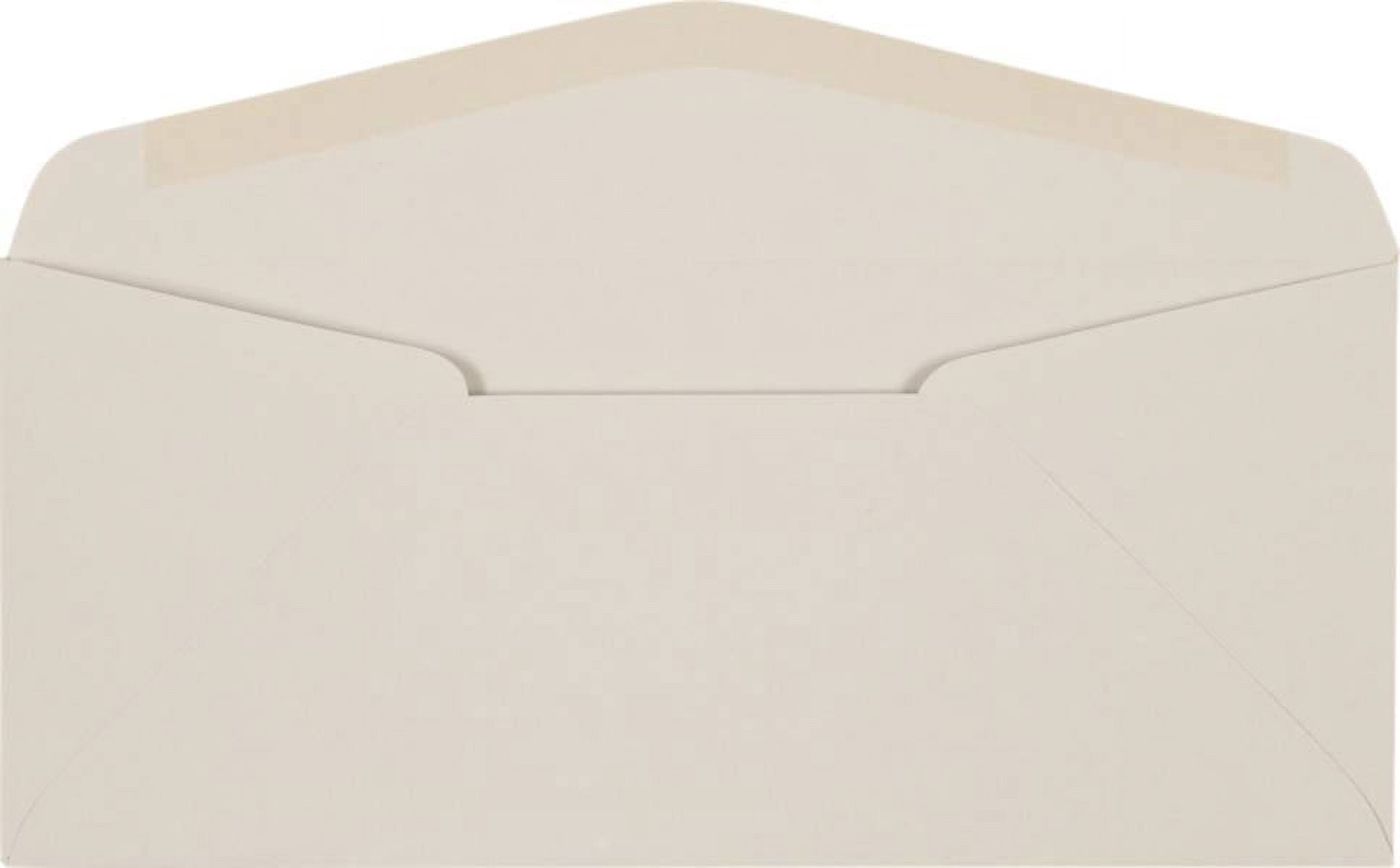 LUXPaper #10 Regular Envelopes, 4 1/8 x 9 1/2, Pastel Gray, 50/Pack
