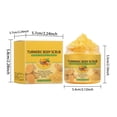 thumbnail image 3 of Crema exfoliante corporal, crema exfoliante corporal, crema exfoliante para rostro, manos, cuerpo, crema removedora de células muertas, crema exfoliante para humectar y suavizar, 100 g, 3 of 4