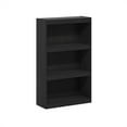 thumbnail image 1 of Furinno JAYA Enhanced Home 3-Tier Adjustable Shelf Bookcase, Blackwood, 1 of 6