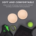 thumbnail image 4 of Houderco 3Pares De Almohadillas Removibles Para Deportes Beige Con Ergonómico Y Cómodo, 4 of 7