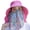 Rose Rouge, variante sur Koszal Femmes Été Mode Anti-UV Floral Sunhat Large Bord Cou Couvre-Chef Casquette