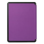 Case for Kindle 6 Inch 2024 / Kindle 11th Generation 6 Inch 2024 E-Reader, Flip Folio Cover with Auto Sleep Wake Function, Premium PU Leather + PC Protective Slim Fit Case, Purple