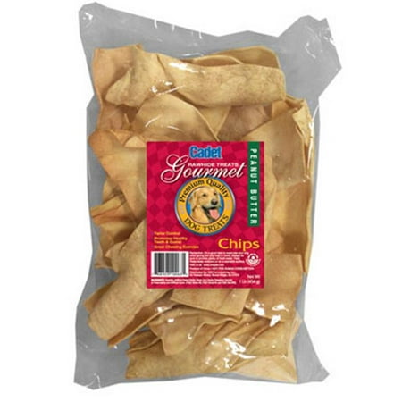 Ims Trading 10063-16 Gourmet Dog Treats, Rawhide Chips, Peanut Butter,