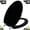 Black, variant on Angol Shiold Wood Round Toilet Seat, Black Toilet Seat, Easy Clean, Metal Hinges ( Round 16.5'', Black )
