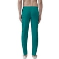 thumbnail image 3 of eloria Men's Premium Comfort Straight Fit Flat Front Dress Pant Pyjamas, Color: Teal, Size : 36, 3 of 6