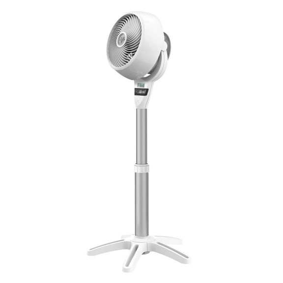 Vornado 6803DC Energy Smart Pedestal Air Circulator with Remote, Variable Speed Control, Adjustable Height, White