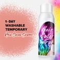 thumbnail image 4 of Temporary Hair Color Spray, Red One-Time Use Hair Dye Spray Washable Hair Wax Non-Sticky, Natural Hair Color Wax for Cosplay Party DIY Christmas Halloween Kids Women Men(Red, 3.4Oz), 4 of 8
