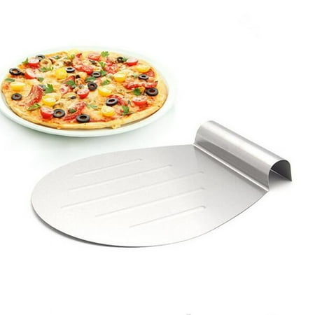 Steel Cake Tray (Meigar Cake Lifter Stainless Steel Cake Shovel Transfer and Butter Knife Cake Tray Moving Plate for Cakes, Pizzas, Pies,Tarts Baking Tool)