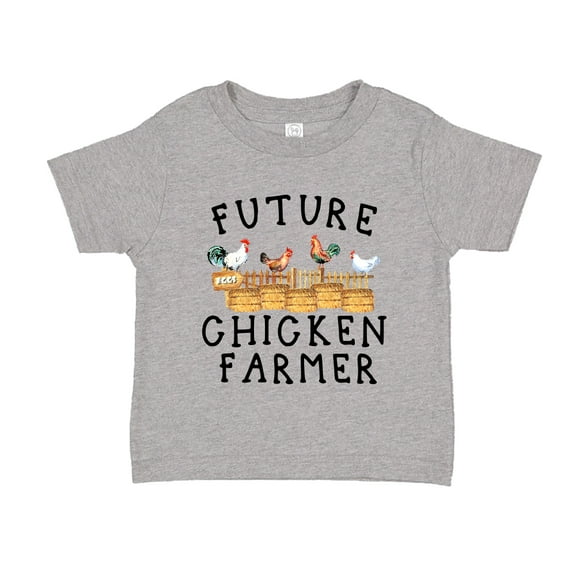 Future Chicken Farmer Toddler T-Shirt 2T Athletic Heather