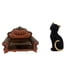 thumbnail image 1 of Sofá Miniatura, Sillón, Modelo DIY, Accesorio, Mueble, Habitación, Micropaisaje, Regalo, Decoraciones, Estatua De Gato, Figura De Resina, Adorno Coleccionable, Escultura De Animal, Entrada,, 1 of 8