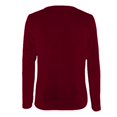 thumbnail image 4 of IMENGL Long Sleeve Shirts for Women Casual Velvet Cowl Neck Pleated Elegant Fall Ruched Blouse Soft T-Shirt Women's Basic Tee Long Sleeve Tops,Red, 4 of 7