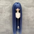 thumbnail image 4 of Doll  With Bangs Synthetic Hair For 18.5 21cm Head Circumference Elastic Mesh High Temperature Silk Easy To Use, 4 of 8