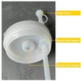 thumbnail image 4 of Anti Water Cup -Spill Stopper Silicone -Leakage Topper White 6pcs, 4 of 5