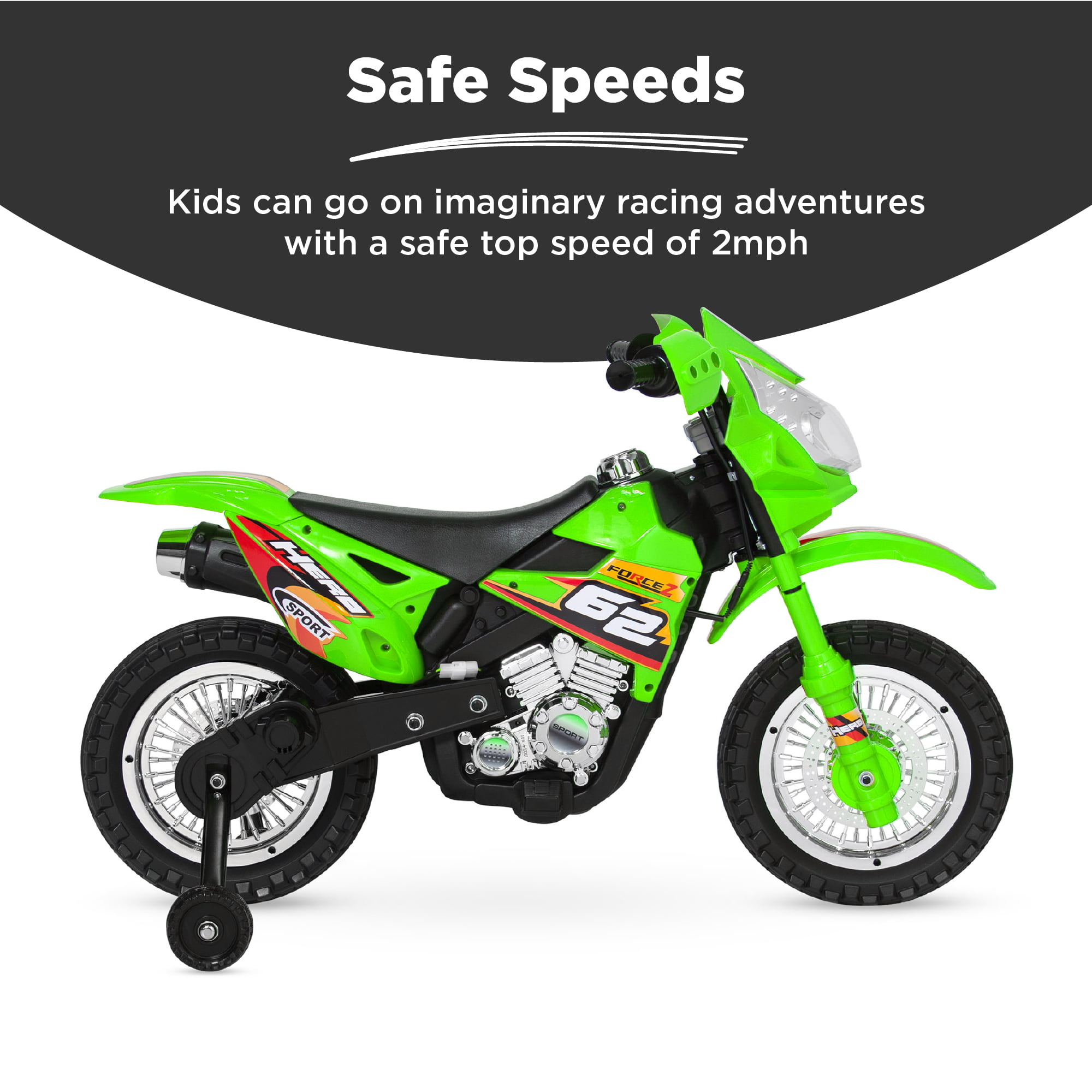 Best Choice Products SKY3487 Green Electric Ride On Motorcycle for sale online 