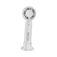 thumbnail image 1 of Ventilador de mano con ventilador personal de 3 velocidades Ventilador de mano de bolsillo liviano y base de escritorio para niñas, , hombres, Blanco Soledad ventilador de mano, 1 of 10