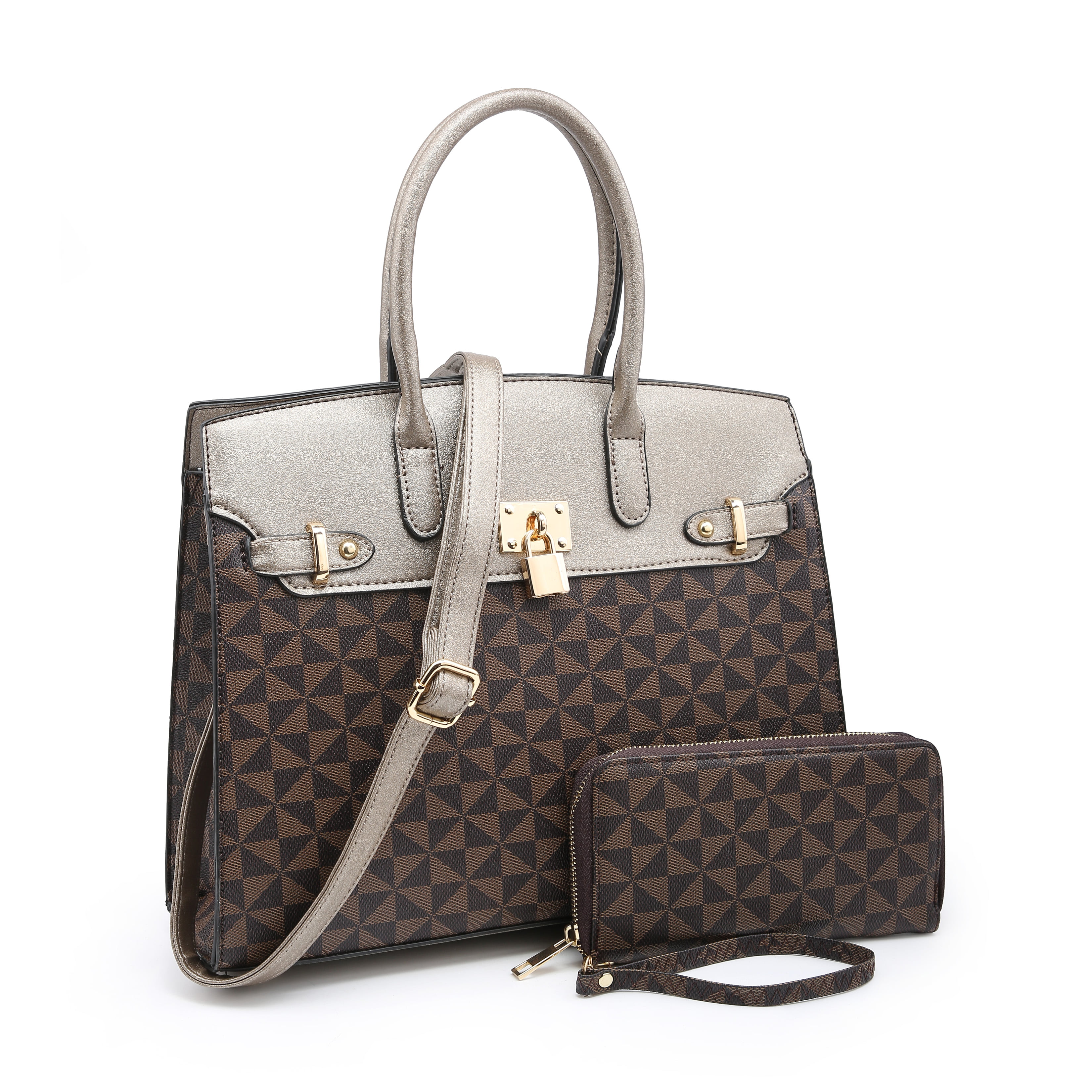 Poppy - POPPY Handbags Gift Set 2 in 1 Women's Top Handle Satchel Totes ...