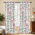 thumbnail image 6 of Tchckioa Blackout Curtains,Thermal Insulated Grommet Drapes for Living Room,42x96 Inch,2 Panels,Watercolor Floral, 6 of 9