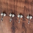 thumbnail image 2 of BalsaCircle 4 Silver Hanging Metal Magnetic Hooks Tools Wedding Party Crafts Holders Decorations, 2 of 6