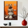 thumbnail image 3 of Briard Dog Bathroom Wall Decor, Funny Bathroom Wall Art Prints, Farmhouse Bathroom Canvas Wall Art, Bathroom Decorations, Kids Bathroom Pictures for Wall, 3 of 4
