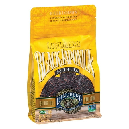 - Lundberg Family Farms Eco - Farmed Gourmet Black Japonica Field Blend Rice - Pack of 6 - 1 Lb.