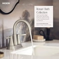 thumbnail image 6 of MOEN 84021BZG Ronan Single Hole Single-Handle Curved Bathroom Faucet in Bronzed Gold, 6 of 8