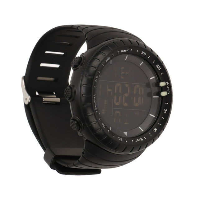 Reloj Deportivo Electrónico Resistente Al Agua Luz Nocturna Pantalla Grande Correa de Liberación Rápida Reloj Digital ANGGREK Otros
