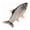 Grass carp, variant on Realistic Fish Plush Pillow, Soft Stuffed Fish Toy Cushion, Lifelike Simulation Fish Doll for Sofa Bed Decor, Comfortable Hug Pillow Plush Toy