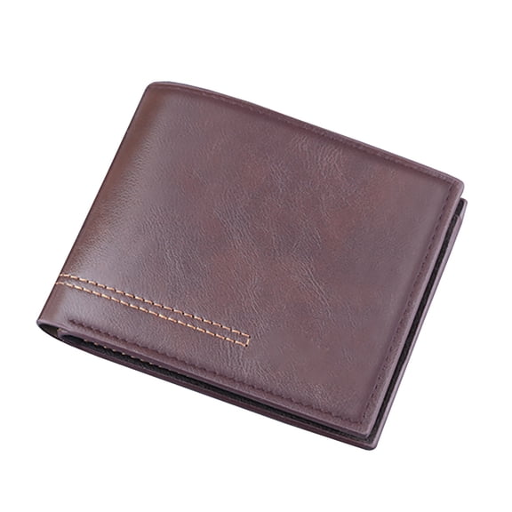 Fashion ID Short Wallet Women Men Leather Purse Multiple Card Slots Clutch Bag Wrist Wallet Baseball Wallet System Wallet Wallet Small Wallet for Men Travel Neck Wallet Photo Wallet Cowhide Wallets