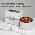 thumbnail image 1 of KINSCOTER-difusor de Aroma de llama de volcán, anillo de humo de medusas, humidificador de aire, difusor de aceite esencial de aromaterapia de 360ml, regalo genial, 1 of 5