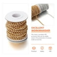 thumbnail image 3 of Miangastore 1 Roll Aluminium Chain Twisted Link Chains DIY Crafts Chain Bag Garment Chain, 3 of 8