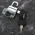 thumbnail image 1 of Helmet Locks, Universal Strong Fadeproof Anti Scratch Motorcycle Helmetlock Iron With 2 Keys For Motorcycle Models With 22mm Handlebar, 1 of 8
