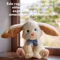 thumbnail image 4 of Conejo Liebre Robot Peluche Canta Mueve Orejas Baila - Blanco, 4 of 10