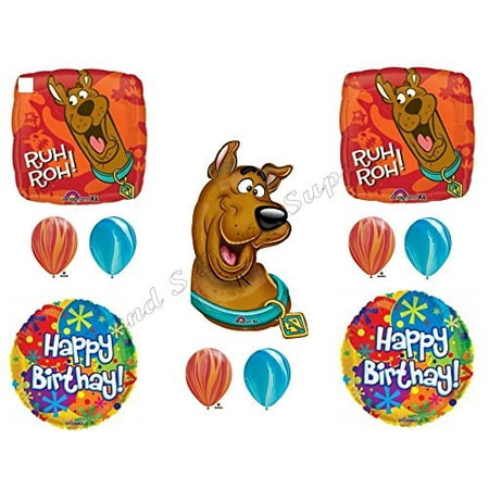 Ruh Roh Scooby Doo Happy Birthday Party Balloons Decoration