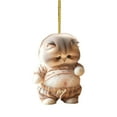 thumbnail image 1 of 2D Acrylic Car Hanging Pendant Rearview Mirror Decoration Compact Shaped Car Interior Decor Hanging Ornament Cats Cute, 1 of 8
