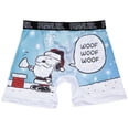 thumbnail image 5 of Peanuts Christmas Snoopy  and  Woodstock 2-Sided Boxer Briefs-Small (28-30), 5 of 6