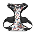 thumbnail image 5 of XMXY No Pull Dog Harness, 4th July America Gnome Liberty Adjustable Reflective Pet Harness with Oxford Vest, Large Size, 5 of 9